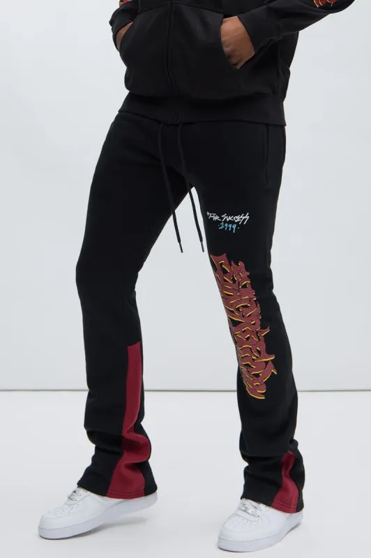 Sacrifice For Success Flare Sweatpant - Black sold by Fashion Nova