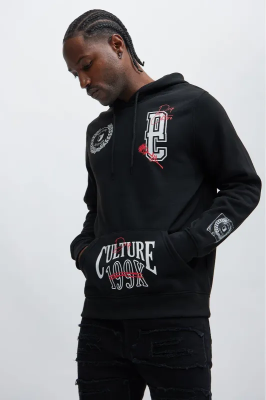 Drip Culture 199X Hoodie - Black sold by Fashion Nova