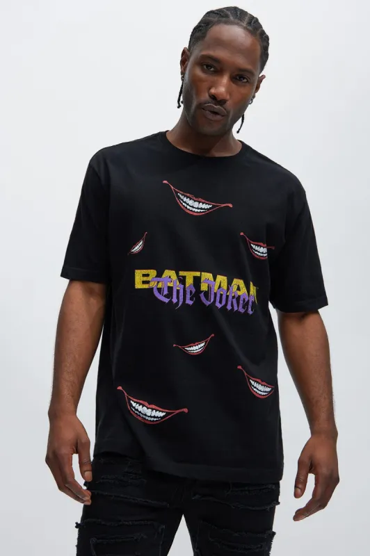 Batman The Joker Short Sleeve Tee - Black sold by Fashion Nova