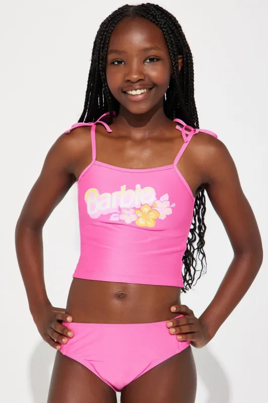 Mini Barbie Girl 2 Piece Tankini - Hot Pink sold by Fashion Nova