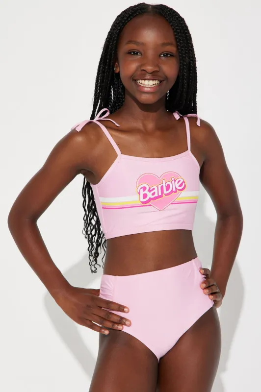 Mini Barbie Girl 2 Piece Bikini - Pink sold by Fashion Nova