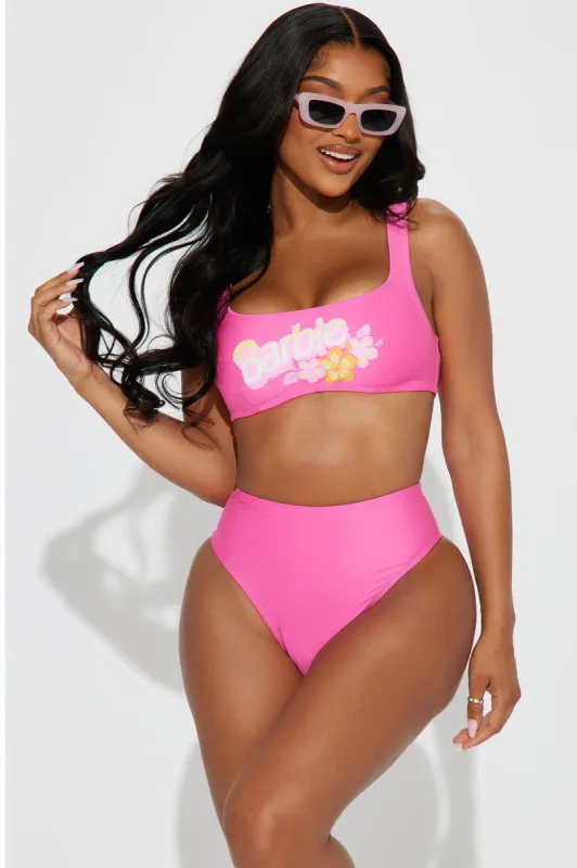 Barbie Girl 3 Piece Bikini Set - Magenta sold by Fashion Nova