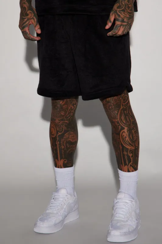 Feel The Mood Shorts - Black sold by Fashion Nova