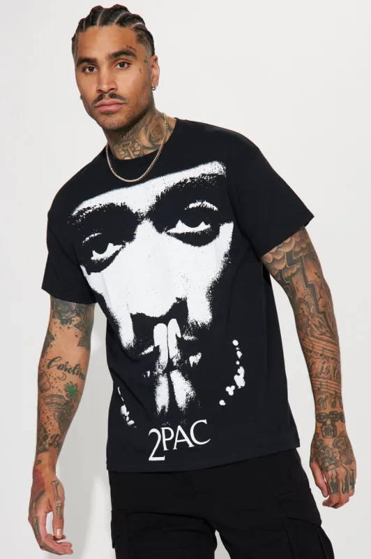 Tupac Prayer Short Sleeve Tee - Black sold by Fashion Nova