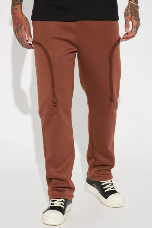 Long Day Sweatpants - Chocolate sold by Fashion Nova