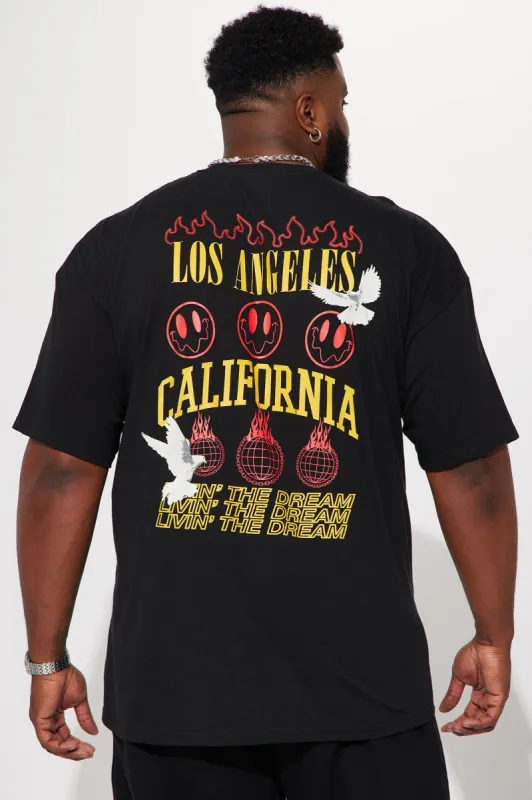 California Dreamin Short Sleeve Tee - Black sold by Fashion Nova