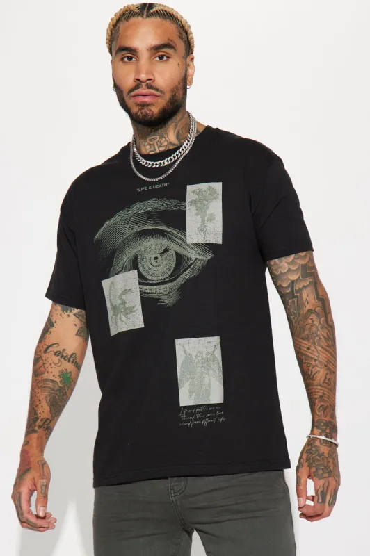 Vision Short Sleeve Tee - Black sold by Fashion Nova