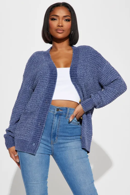 Jancis Cardigan - Blue sold by Fashion Nova