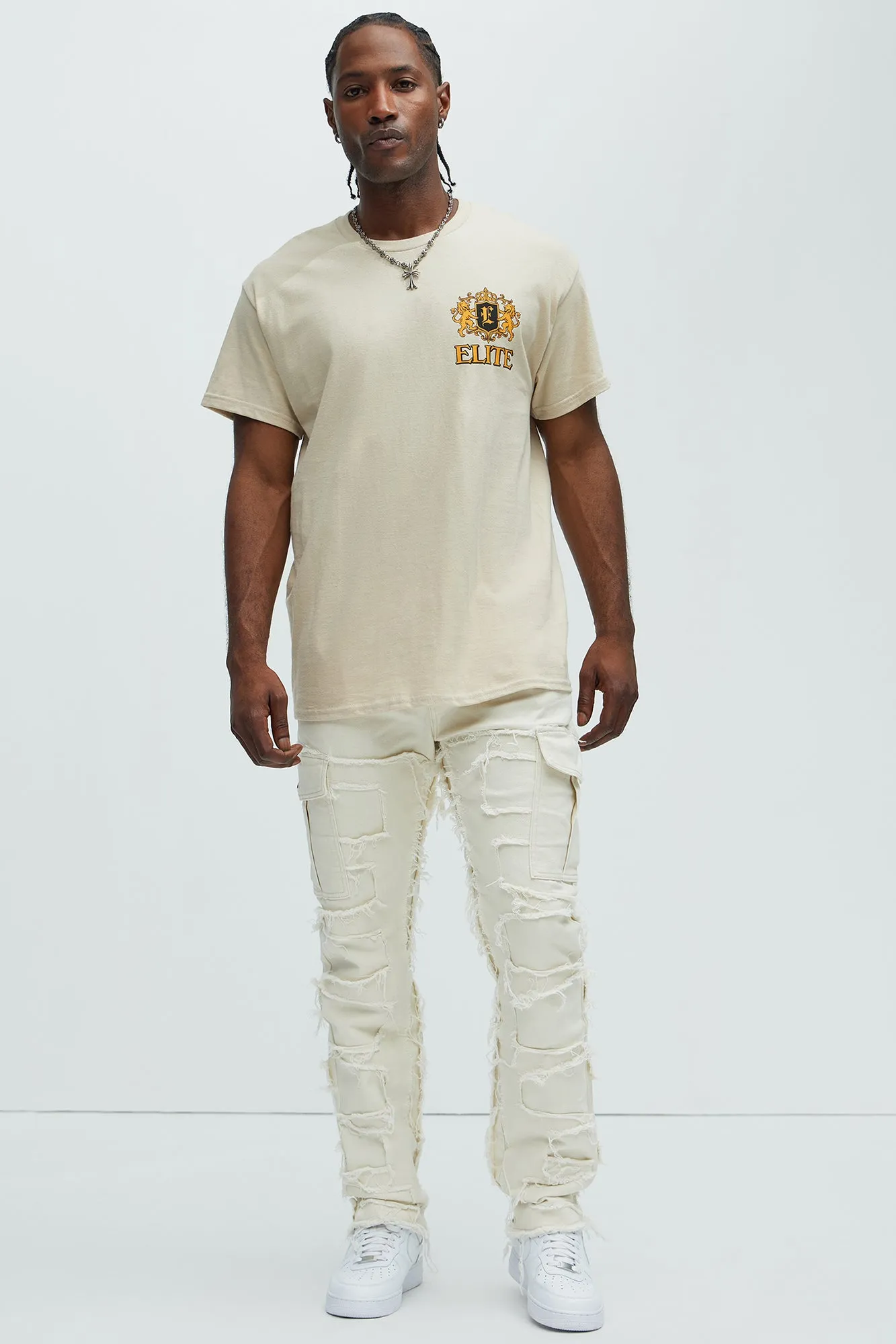 Elite Premium Life Short Sleeve Tee - Sand sold by Fashion Nova product image thumbnail 3