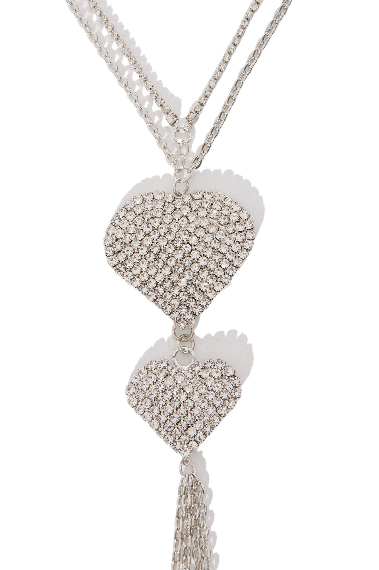 Divine Love Necklace - Silver sold by Fashion Nova product image thumbnail 2