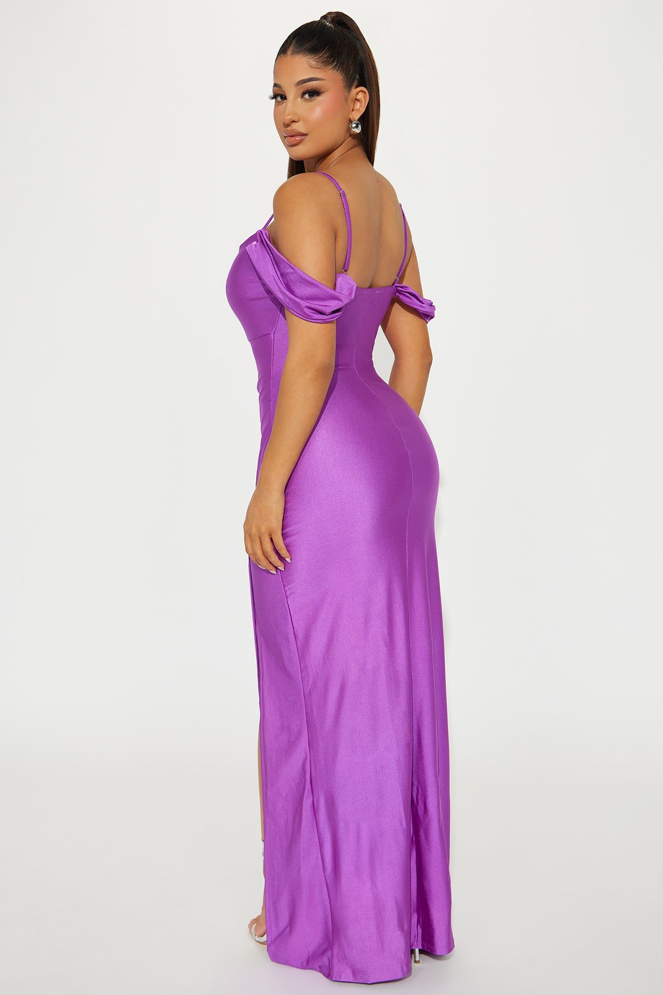 Kelilah Off Shoulder Gown - Purple sold by Fashion Nova product image thumbnail 3