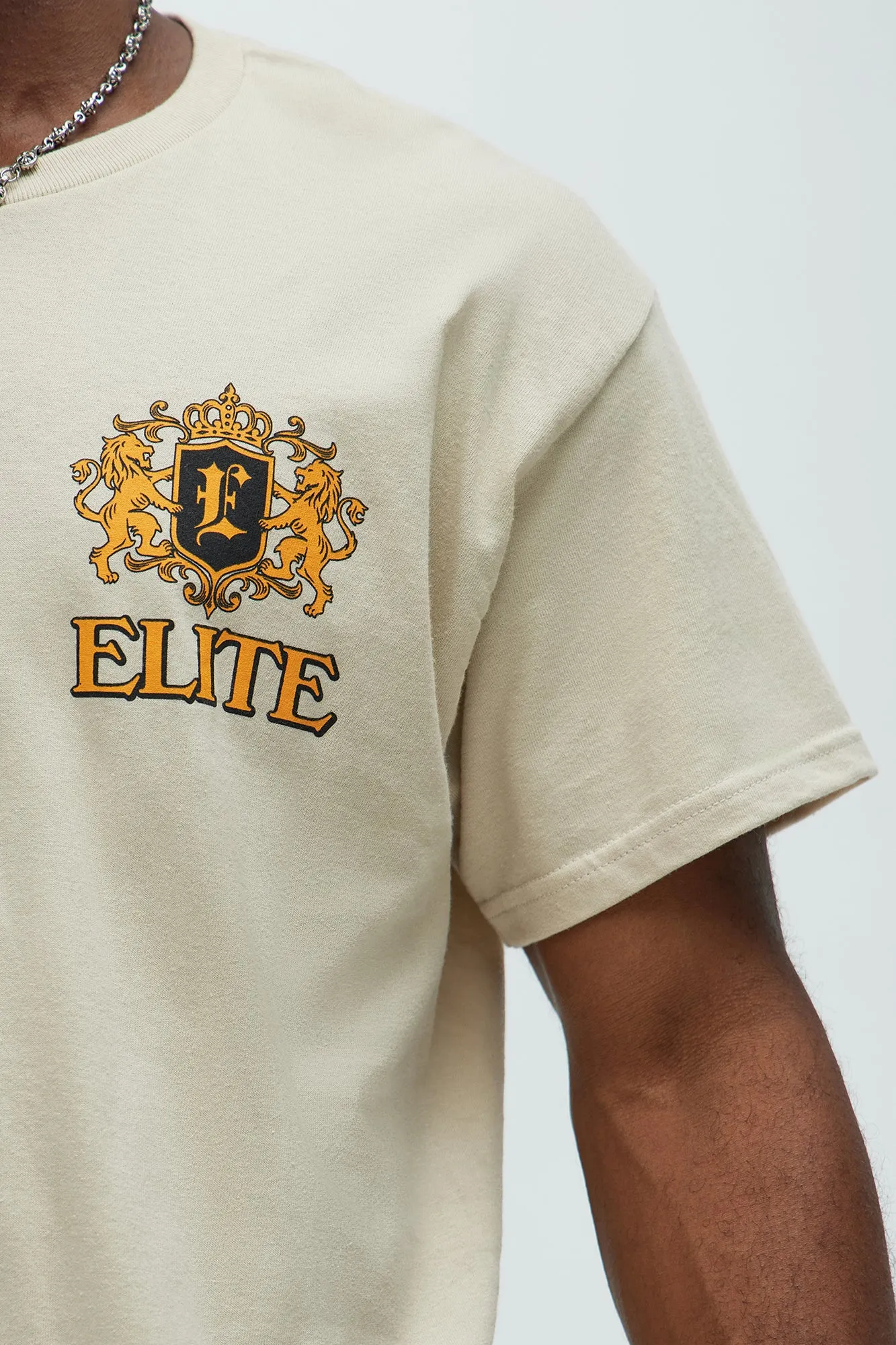 Elite Premium Life Short Sleeve Tee - Sand sold by Fashion Nova product image thumbnail 5