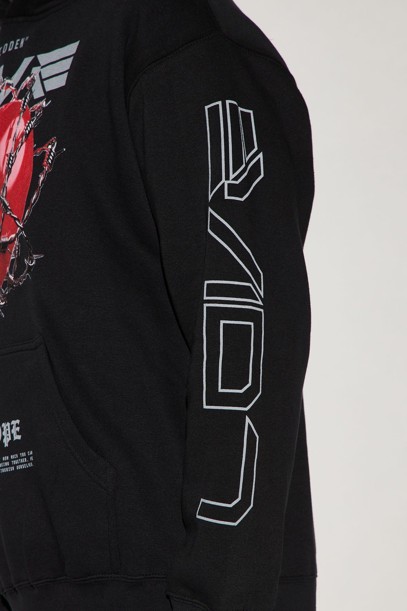 Forbidden Love Hoodie - Black sold by Fashion Nova product image thumbnail 5