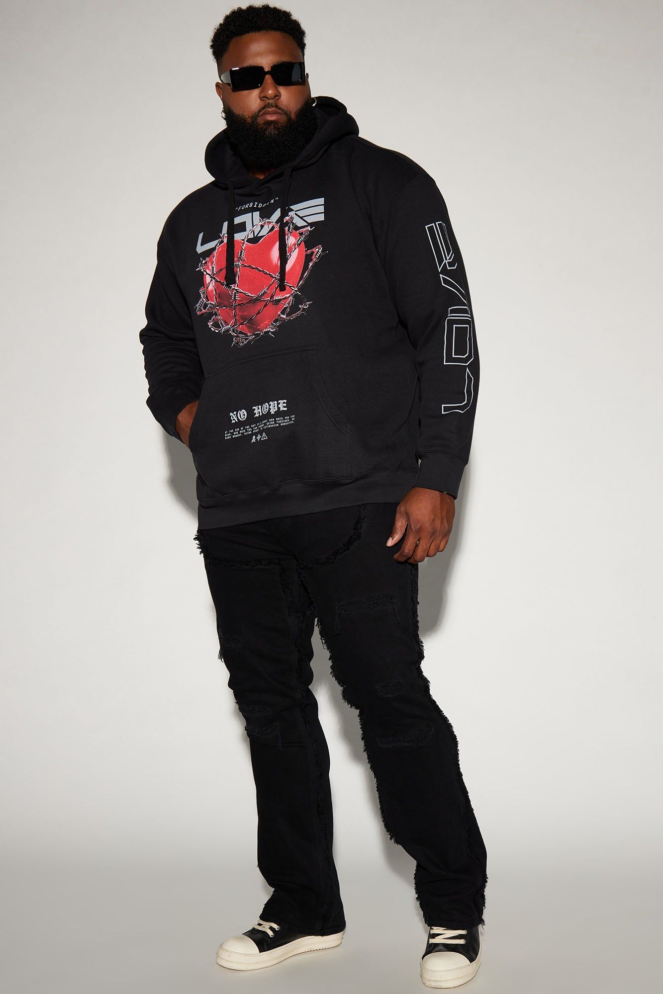 Forbidden Love Hoodie - Black sold by Fashion Nova product image thumbnail 7