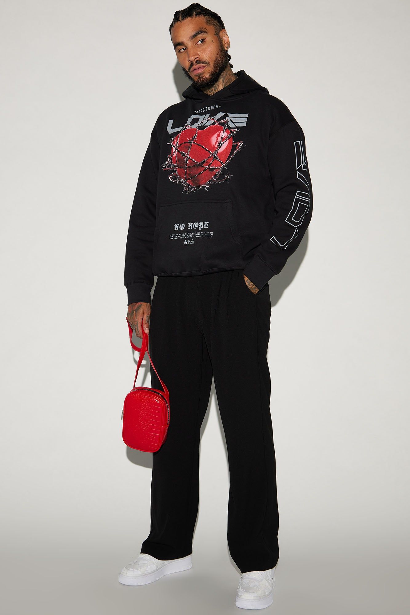 Forbidden Love Hoodie - Black sold by Fashion Nova product image thumbnail 3