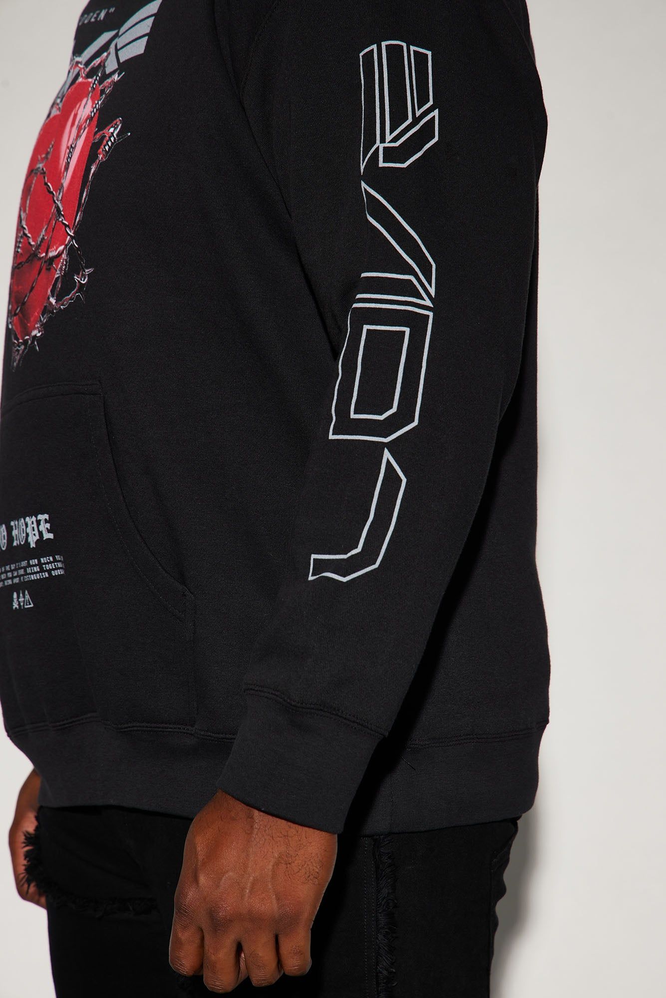 Forbidden Love Hoodie - Black sold by Fashion Nova product image thumbnail 9