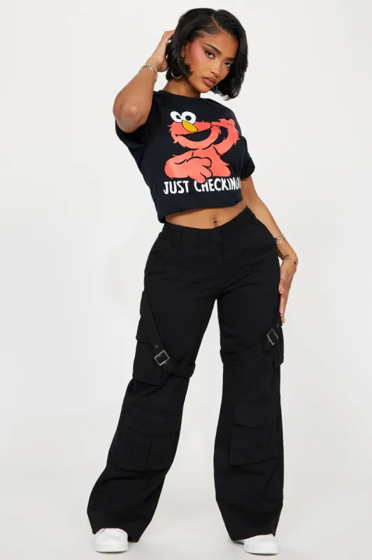 Klesis Wide Leg Cargo Pant - Black sold by Fashion Nova