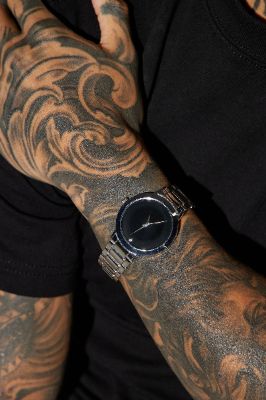 Got More More Time Watch - Silver/Black sold by Fashion Nova