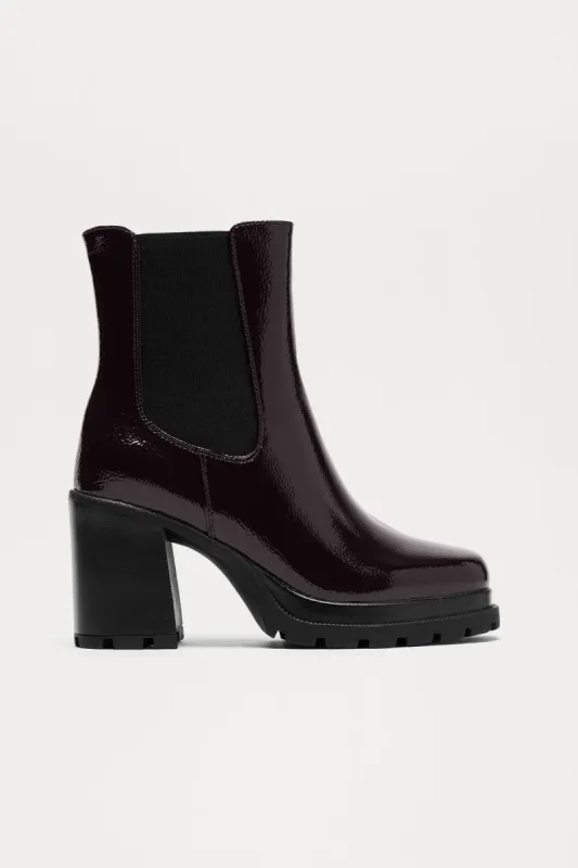 Nat Platform Booties - Brown sold by Fashion Nova