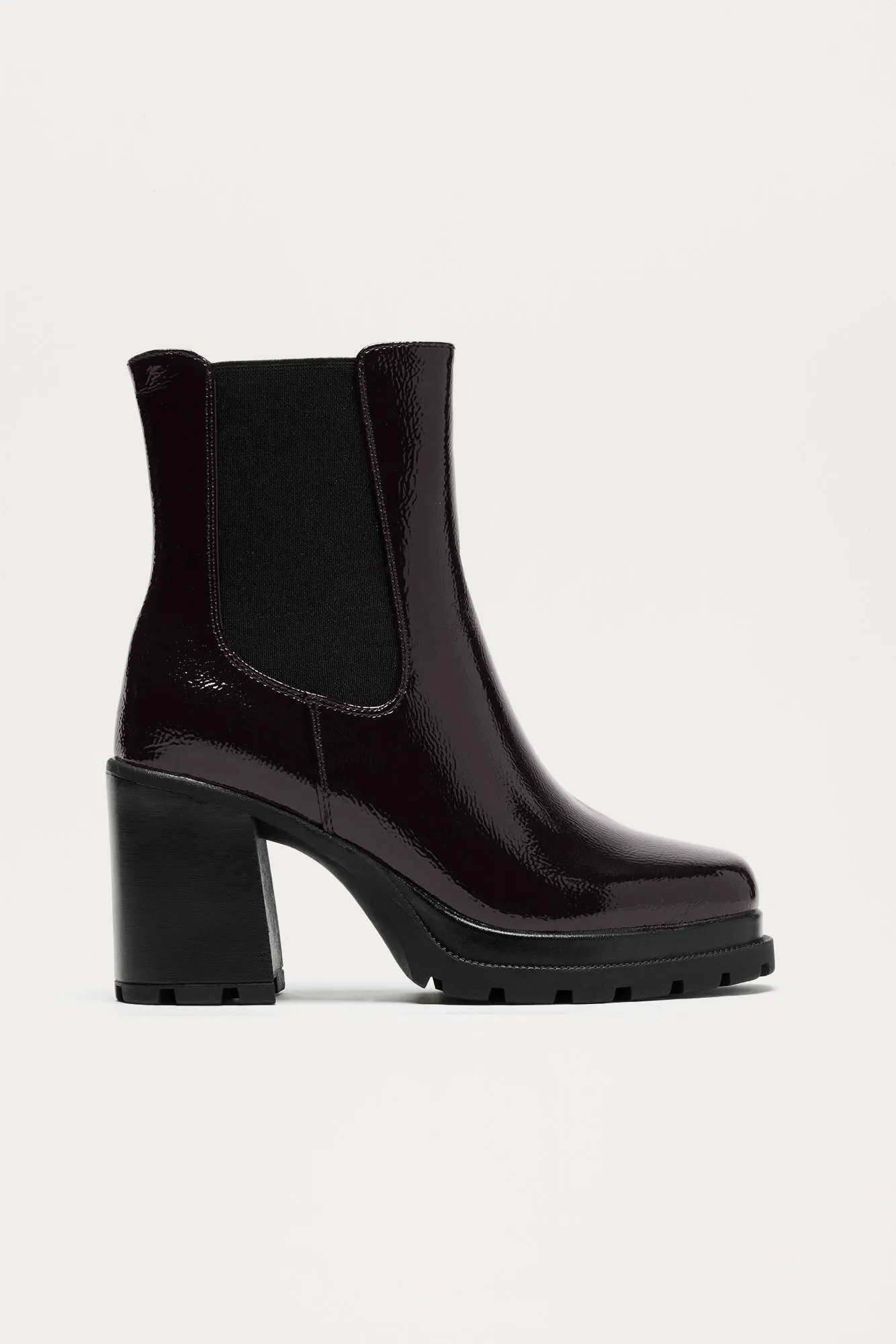 Nat Platform Booties - Brown sold by Fashion Nova