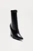 Looks Are Serving Wedge Booties - Black sold by Fashion Nova