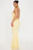 Sara Textured Maxi Dress - Butter Yellow sold by Fashion Nova