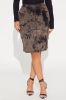 Bianca Midi Skirt - Brown sold by Fashion Nova