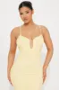 Sara Textured Maxi Dress - Butter Yellow sold by Fashion Nova