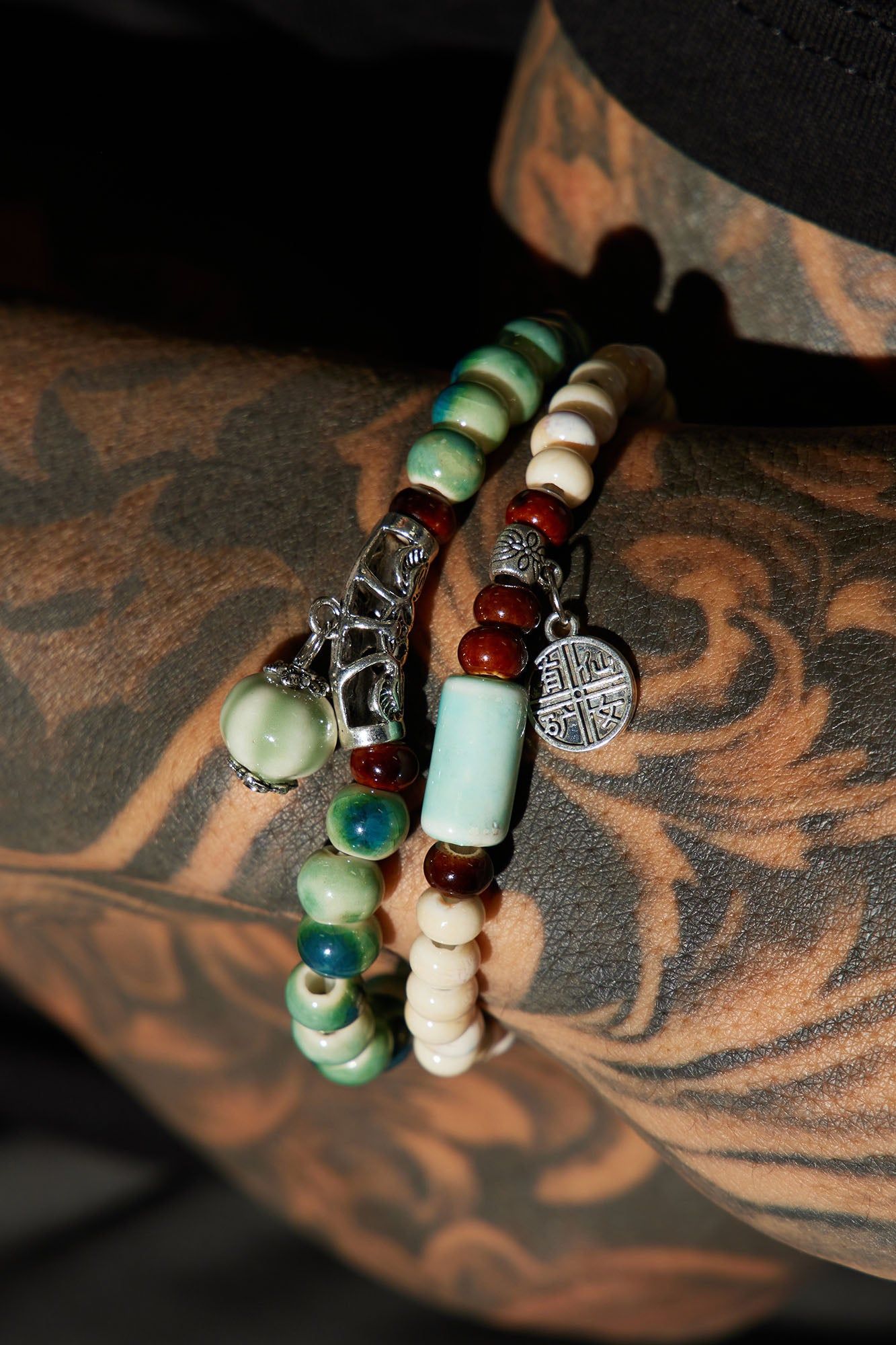 Jaded Mixed Bracelet - Green/combo sold by Fashion Nova