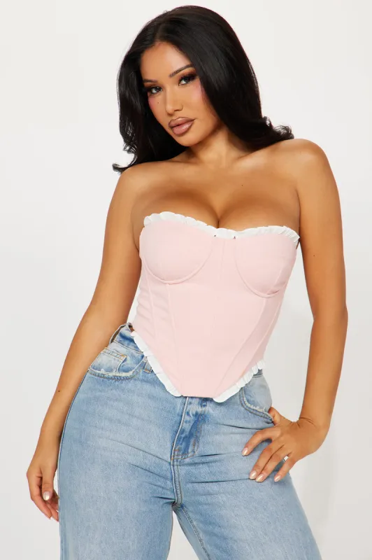 Sugar Sweet Corset Top - Pink sold by Fashion Nova