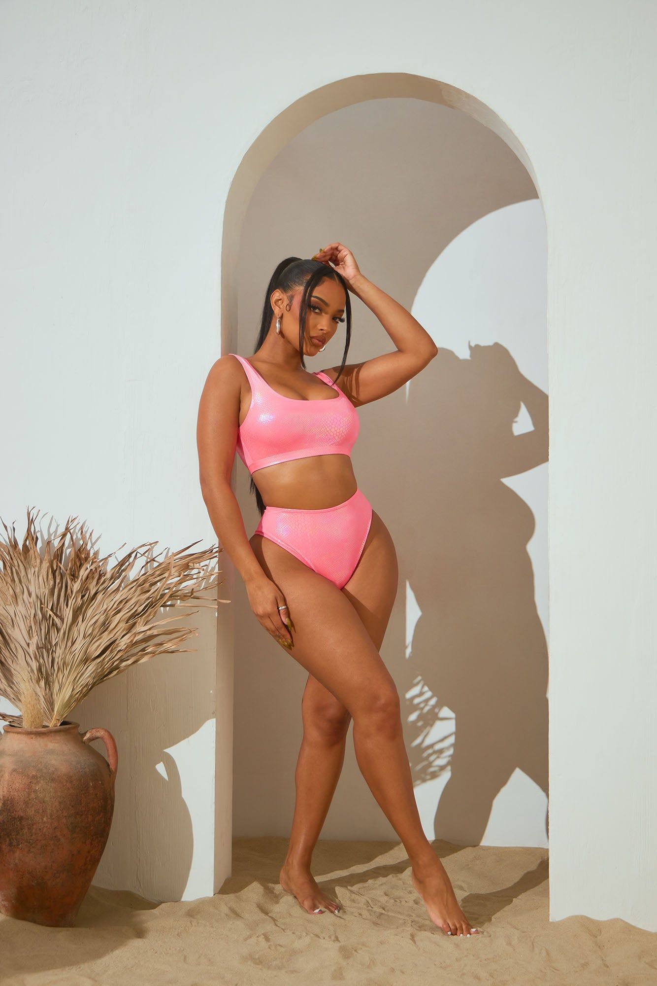 Beach House Swim 2 Piece Bikini - Pink sold by Fashion Nova product image thumbnail 2