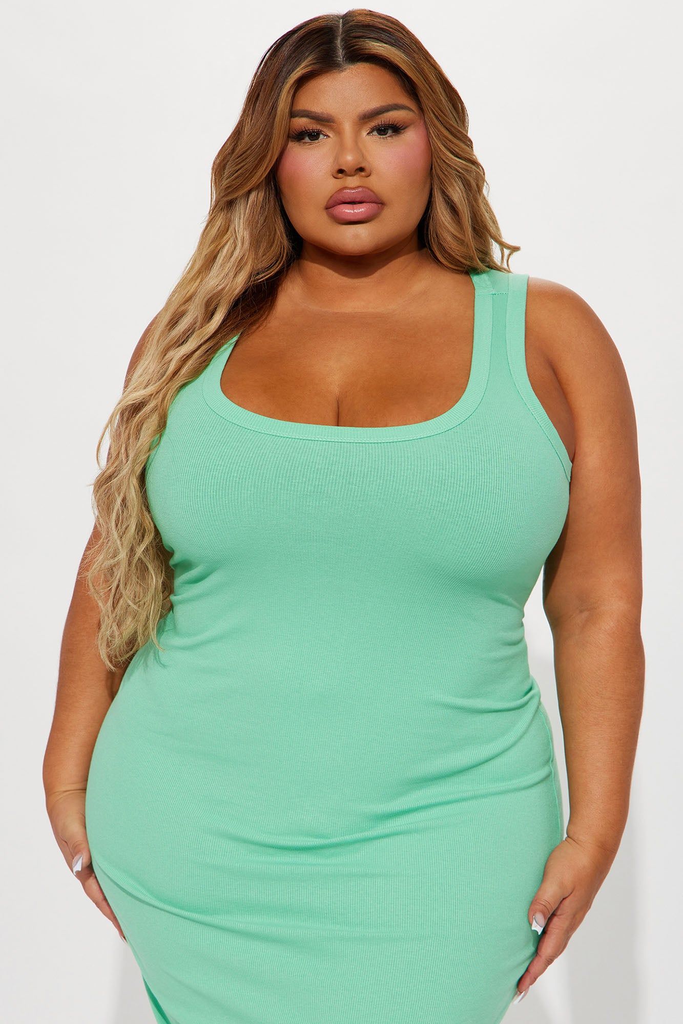 Leandra RIbbed Maxi Dress - Mint sold by Fashion Nova product image thumbnail 5