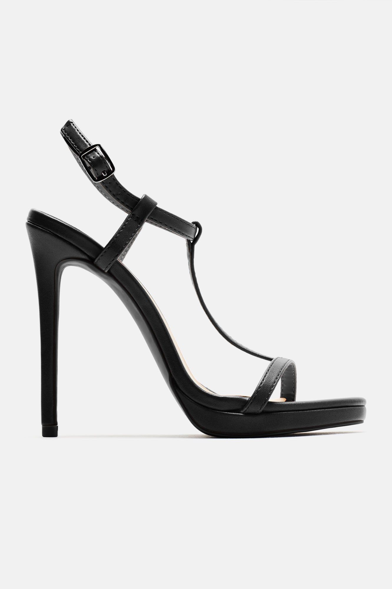 Lesson Learned Heeled Sandals - Black sold by Fashion Nova product image thumbnail 4