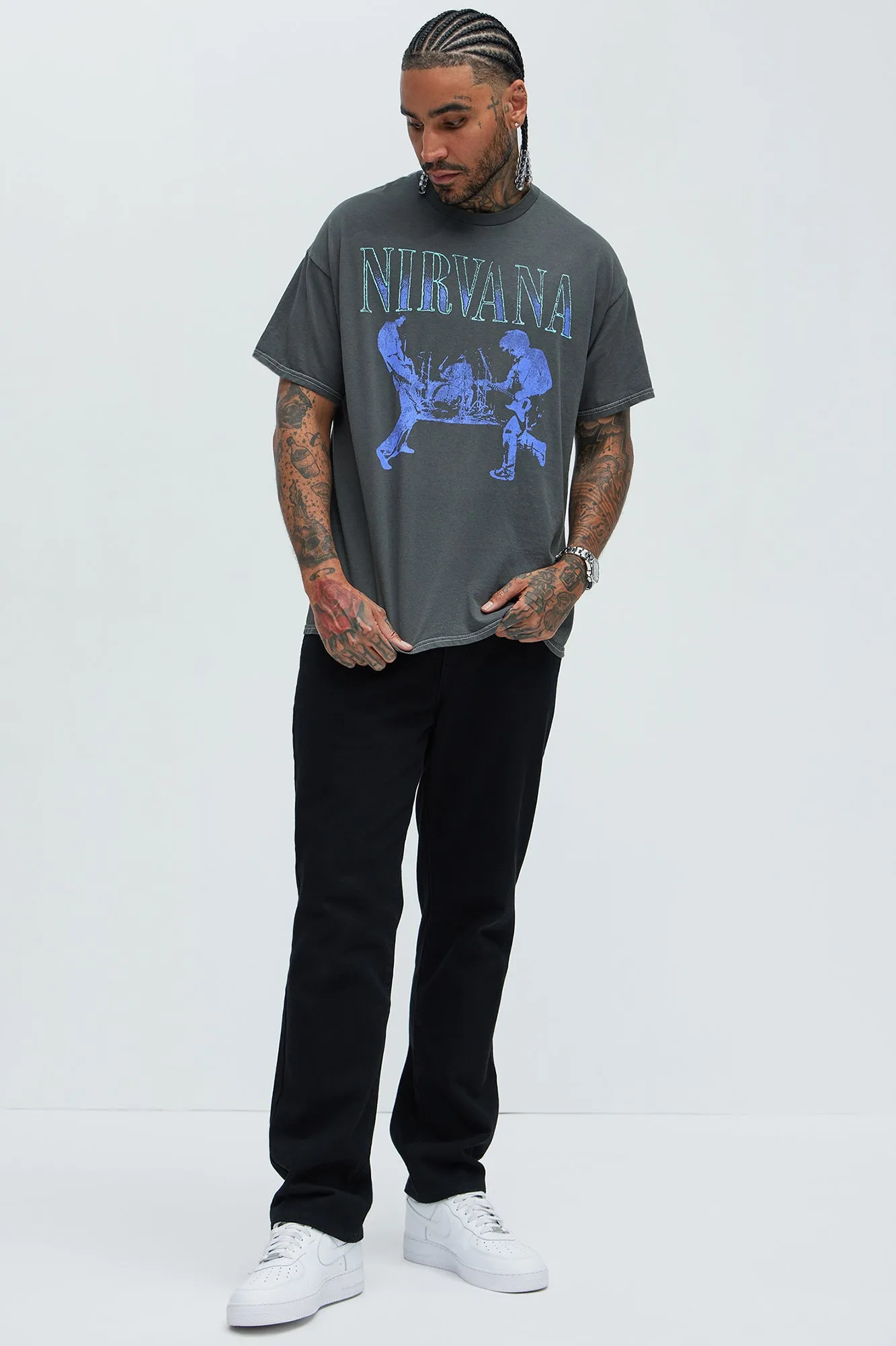 Nirvana 1987 Short Sleeve Tee - Black sold by Fashion Nova product image thumbnail 3
