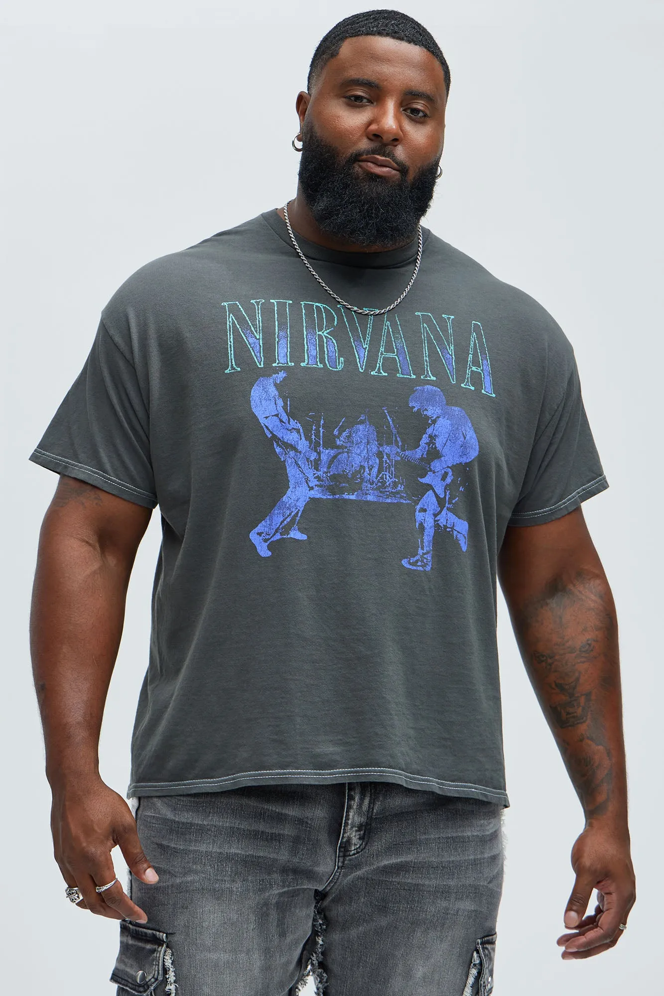 Nirvana 1987 Short Sleeve Tee - Black sold by Fashion Nova product image thumbnail 4