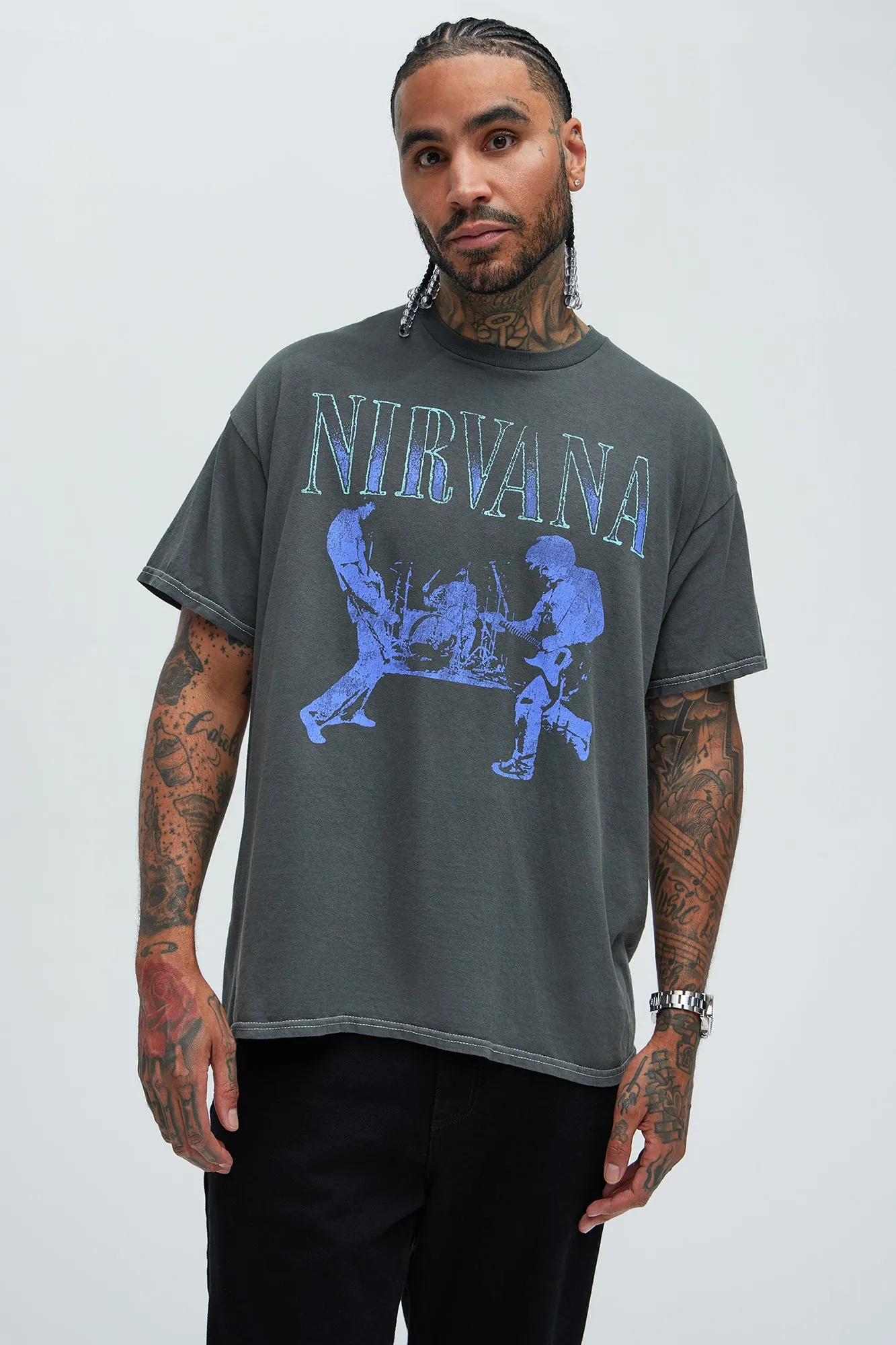 Nirvana 1987 Short Sleeve Tee - Black sold by Fashion Nova
