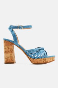 Brighter Days Ahead Heels - Denim sold by Fashion Nova