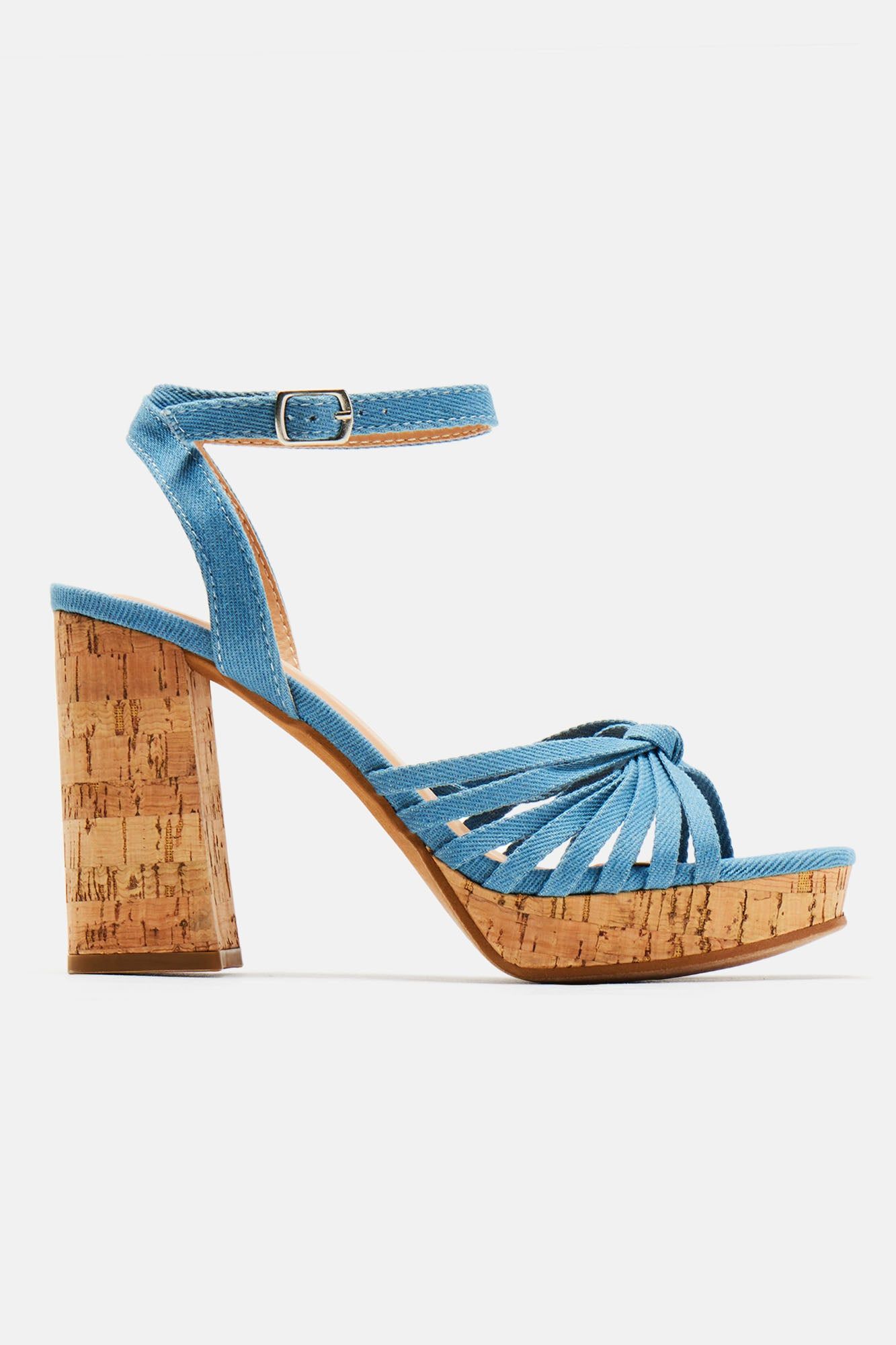 Brighter Days Ahead Heels - Denim sold by Fashion Nova product image thumbnail 4