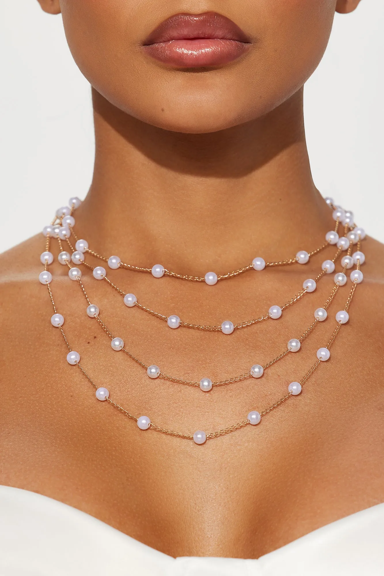 Elegance Touch Necklace - Gold sold by Fashion Nova