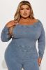 Effortless Chic Jumpsuit - Charcoal sold by Fashion Nova