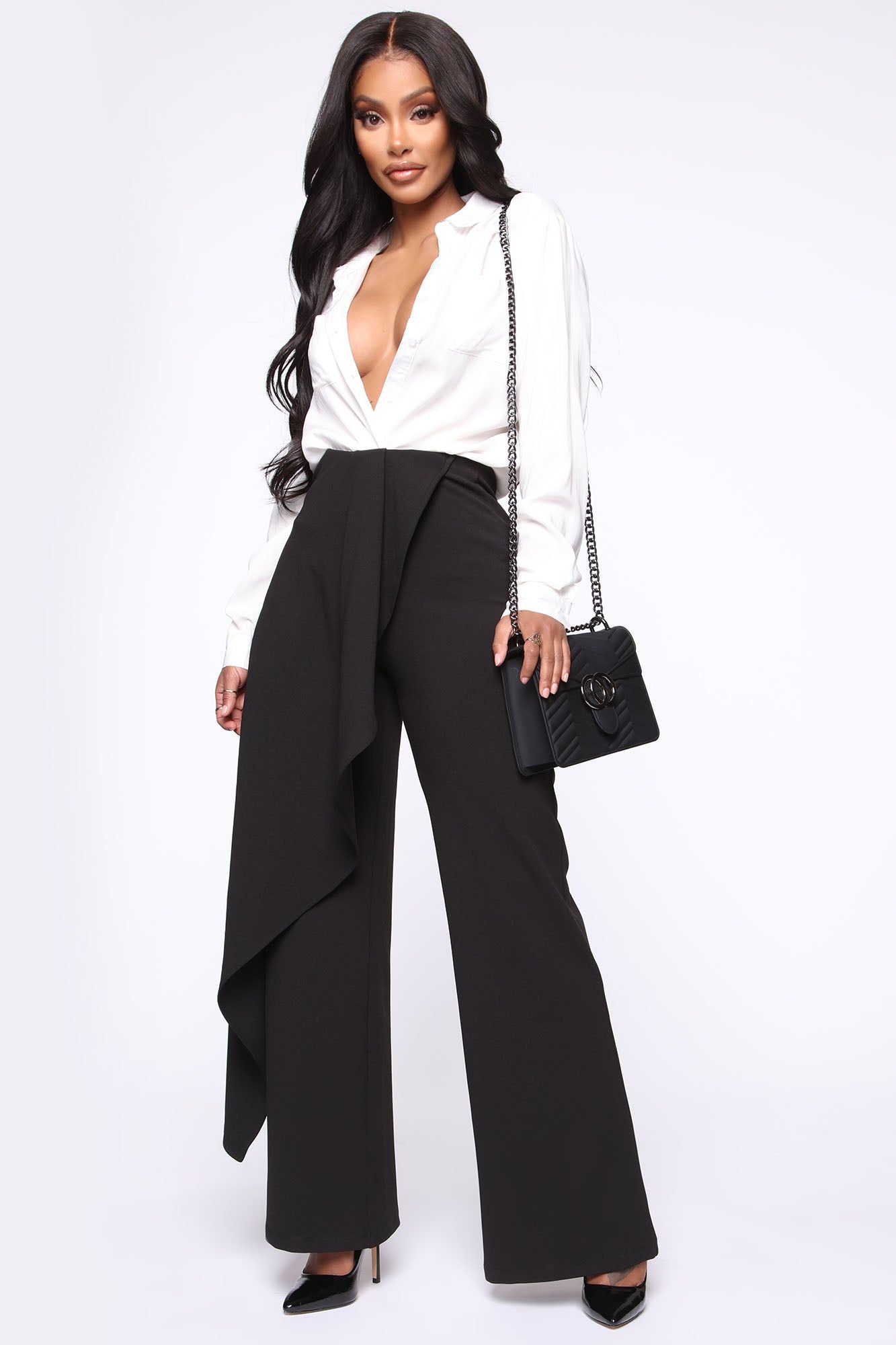 Harder Than You Think Pants - Black sold by Fashion Nova