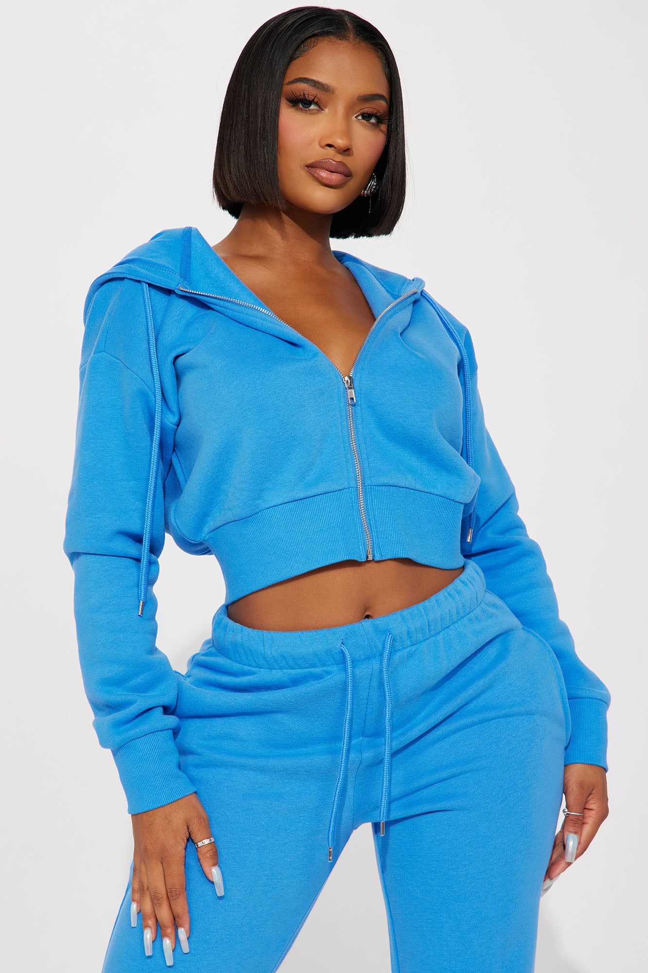 Brianna Jogger Pant Set - Blue sold by Fashion Nova product image thumbnail 2