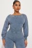 Effortless Chic Jumpsuit - Charcoal sold by Fashion Nova