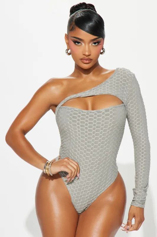 Can't Resist Bodysuit - Stone sold by Fashion Nova