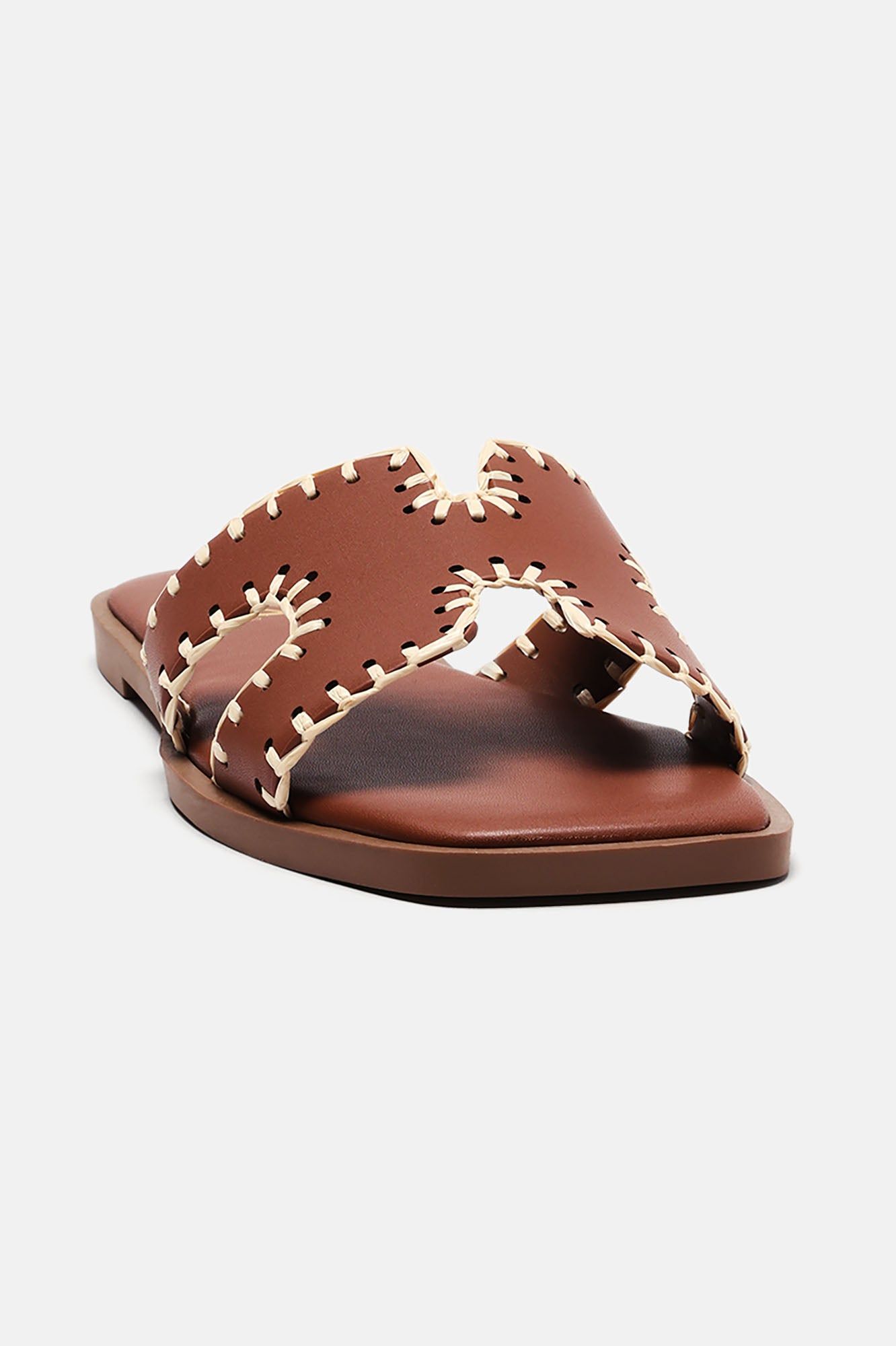 Joele Flat Sandals - Tan sold by Fashion Nova product image thumbnail 2