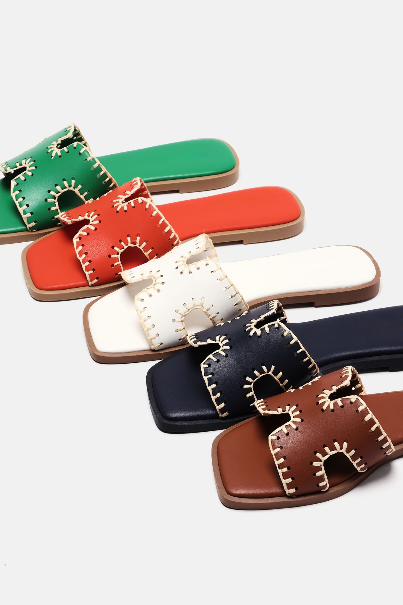 Joele Flat Sandals - Tan sold by Fashion Nova product image thumbnail 4