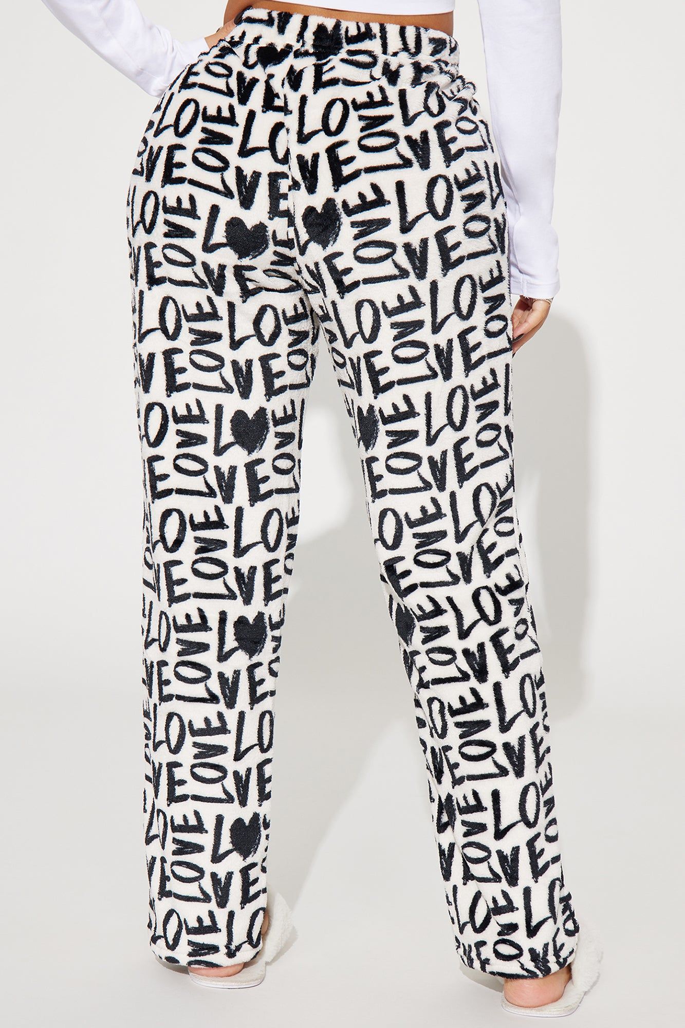 Love To Sleep Plush PJ Pant - Black/combo sold by Fashion Nova product image thumbnail 3