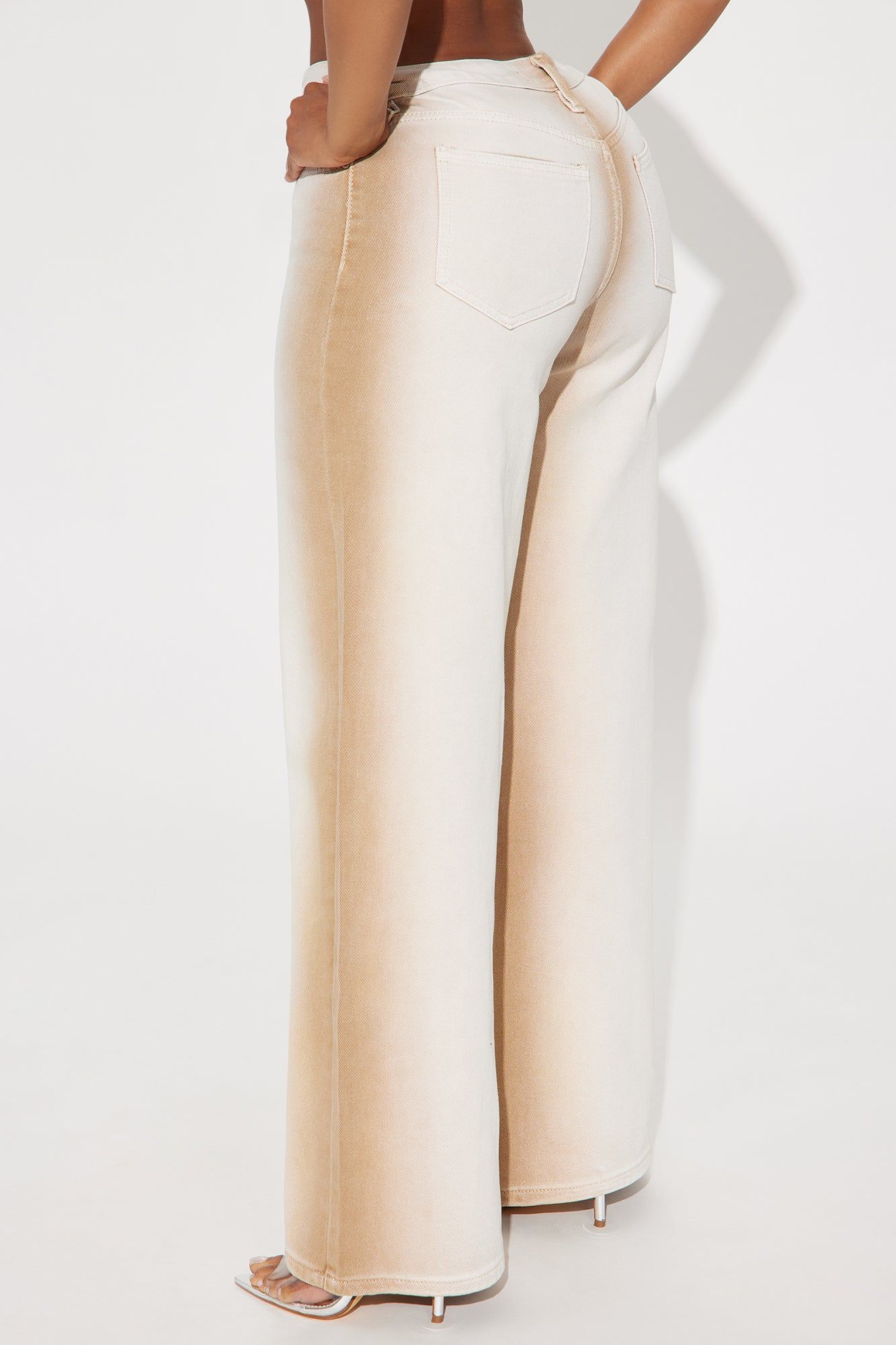 Getting Into It Baggy Jeans - Brown sold by Fashion Nova product image thumbnail 3