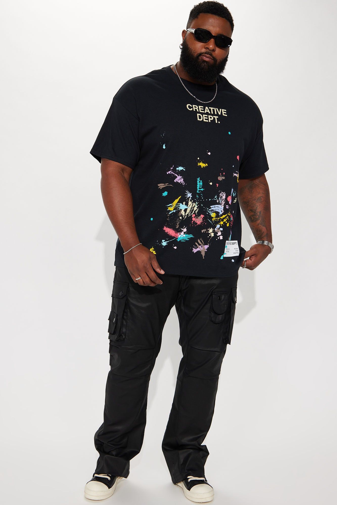 Creative Dept Short Sleeve Tee - Black sold by Fashion Nova product image thumbnail 5