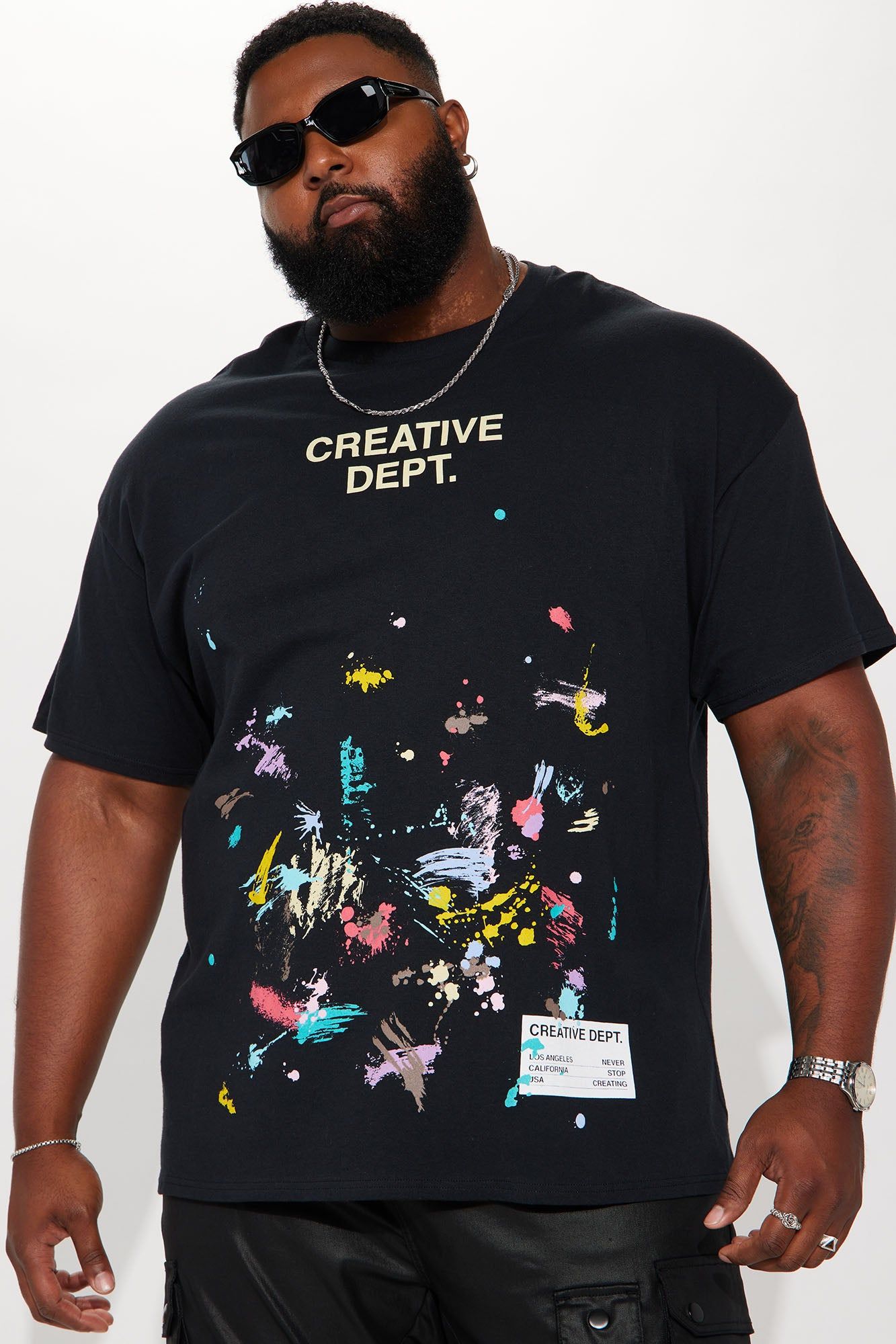 Creative Dept Short Sleeve Tee - Black sold by Fashion Nova product image thumbnail 2